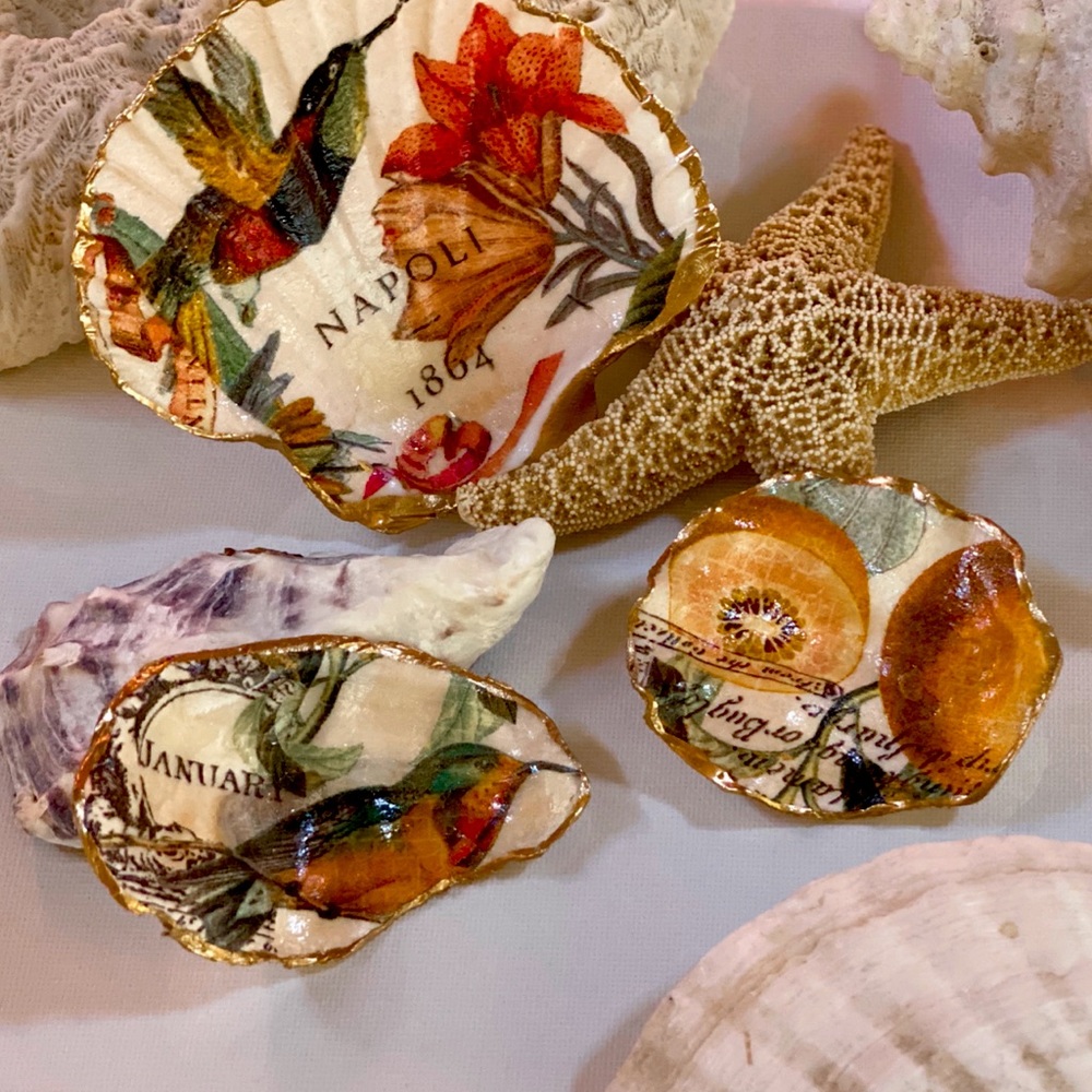 Oyster And Shell Ring Dish - image 1